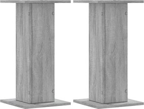 vidaXL 2 db szürke sonoma szerelt fa hangszóróállvány 30 x 30 x 60 cm