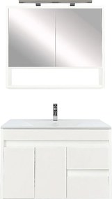 Luna 80 komplett fürdőszobabútor fehér