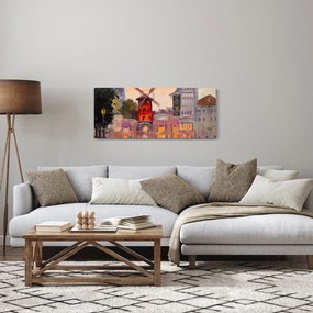 Kép - Moulin rouge, Párizs, Franciaország (120x50 cm)