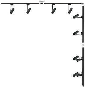 Zuma Line 3586 - Sínrendszeres spotlámpa LISA 8xGU10/35W/230V fekete