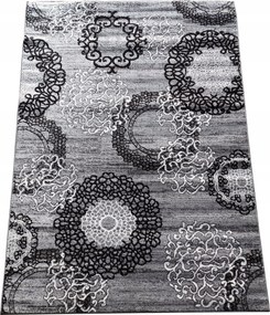 Szőnyeg modern szürke keleti mandala 120x160