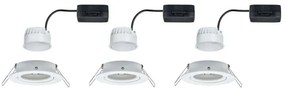 Paulmann 93449 - KÉSZLET 3xLED/6,5W IP23 Fürdőszobai beépíthető lámpa NOVA 230V