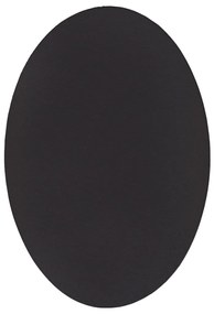 Szőnyeg HUARTE&quot; Fekete 140x200 cm Ovális&quot;