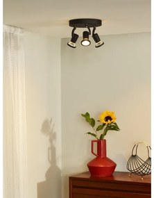 Lucide 11903/15/30 - LED spotlámpa JASTER-LED 3xGU10/5W/230V fekete