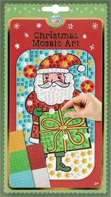 Karácsonyi Santa habszivacs mozaikos kreatív szett