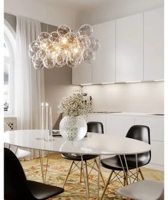 ByRydens 4200880-6509 - Kábeles csillár GROSS BAR 8xG9/4W/230V átlátszó