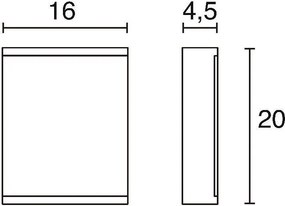 Novolux CELLA 535A-L0106A-01 Süllyesztett mennyezeti lámpa 1x6W/LED 478LM IP54
