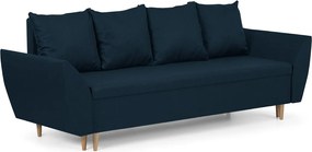 Háromszemélyes kinyitható kanapé ALEX Sötétkék