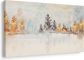 Kép - Akvarell erdő (90x60 cm)