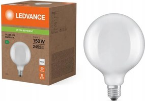 Led izzó Gömb E27 G125 11.6W 150W 2452lm 4000K Semleges 330° Ledvance