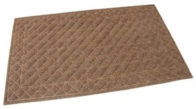 Bricks Squares textiltisztító szőnyeg 45 x 75 x 1 cm, barna