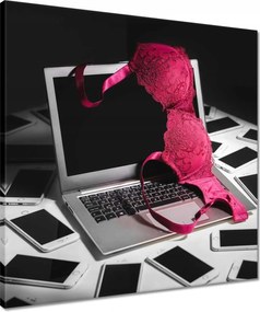 Vászonkép 50x50 Borotválkozás Akt Meztelenség Szex