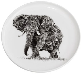 Marini Ferlazzo Elephant fehér porcelán tányér, ø 20 cm - Maxwell &amp; Williams