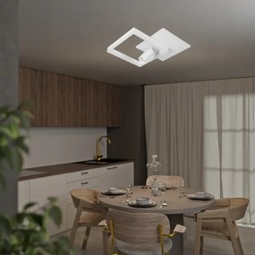 LED mennyezeti lámpa LED/38W/230V + 1xGU10/30W fehér