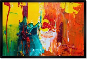 Poszterek keretben 60x40 Absztrakt Oroszlán