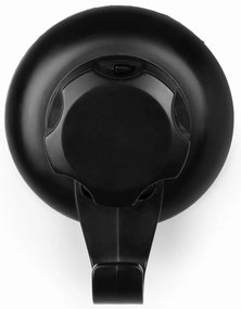Bestlock Black Single Hook fekete öntapadós fali akasztó - Compactor