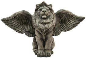 Oroszlán szárnyakkal dekorációs szobor figura 96 cm