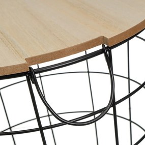 Kerek tárolóasztal szett 3 db-os 39x39 cm – Casa Selección