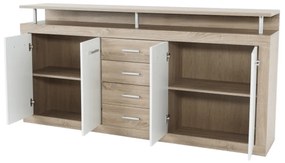 Komód Jachim Juno New sonoma tölgy + fehér. 752205