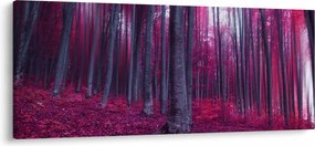 Egy rózsaszín erdő képe (120x50 cm)