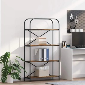 Könyvespolc Füstölt tölgy 80 x 30 x 146 cm Faanyag