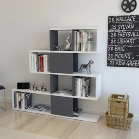 könyvespolc Karlin - White, Anthracite