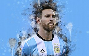 Poszter, Lionel Messi, Argentína