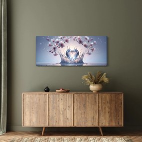 Kép - Gyémánt szív (120x50 cm)