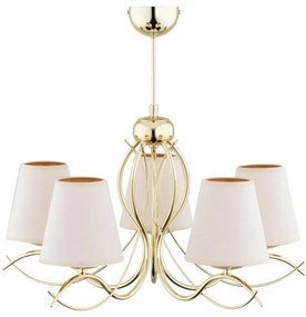 HELIUM mennyezeti lámpa 5xE14/40W/230V, rúdon