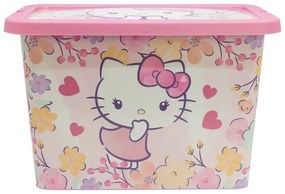Hello Kitty Pastel műanyag tároló doboz 7 L