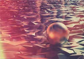 Fotótapéta Fém és töredékek Absztrakt Lila Vinyl Rózsa 368x280 +ragasztó