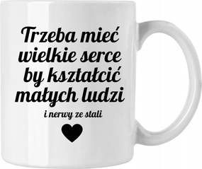 Bögre Óvónőnek Tanárnőnek Köszönet w1 Fehér 330ml