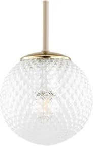 Brilagi - Kábeles csillár STELLA 1xE27/60W/230V Ø 15 cm bézs/arany