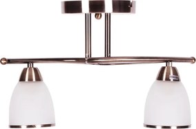 KAJA K-JSL-8090/2 AB SAMIRA Bronz Színű Mennyezeti Lámpa 2xE14 10W IP20