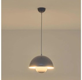 JARDEN kábeles függeszték, 1x E27/15W/230V, szürke