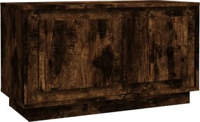 vidaXL füstös tölgy színű szerelt fa TV-szekrény 80x35x45 cm