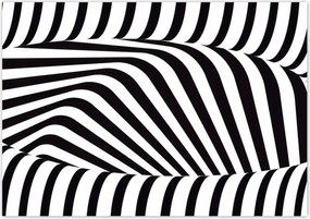 Poszterek 100x70 Absztrakt fekete-fehér