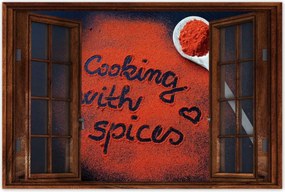 Plakátok 90x60 Főzés fűszerekkel