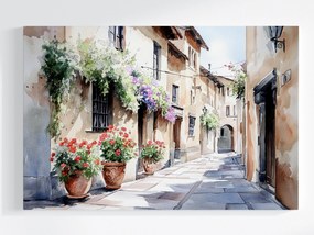 Canvas Våszonkép Italia Våros Olaszorszåg Utca Sikåtor 60x40