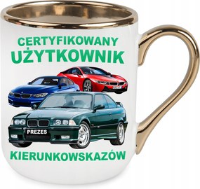 Mesteri Bögre Elegáns Arany Bmw Ajándék Barátnak Születésnap Csomagolás