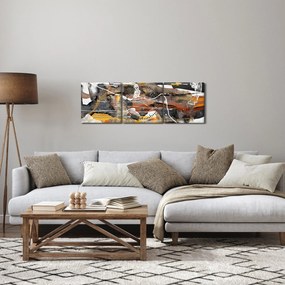 Kép - Absztrakció (órával) (90x30 cm)