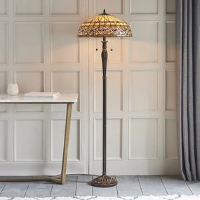 Endon ASHTEAD 63912 Tiffany Állólámpa 2x60W/E27 IP20