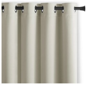 Krémszínű sötétítő függöny 140x245 cm Eyelets – Restilo