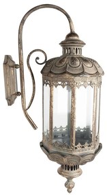 Vintage vintage fali lámpa sárgaréz