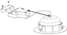 Eglo 95851 -  KÉSZLET 3x LED Beépíthető  lámpa PINEDA 1xLED/4,9W/230V