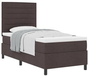Félágymatrac Matrac Sötétbarna 90x200 cm Szövet