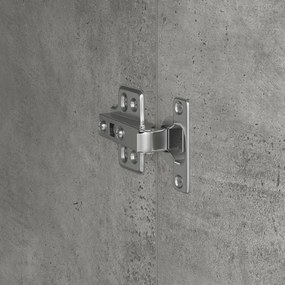 Büfé Szekrény Beton szürke MDF beton hatású laminátummal Szabványos