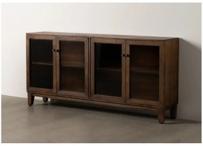 Barna mangófa tálalószekrény 180x87x35 cm Ravi – Ixia