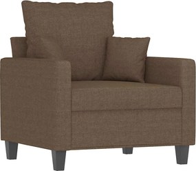 vidaXL barna szövet kanapéfotel 60 cm
