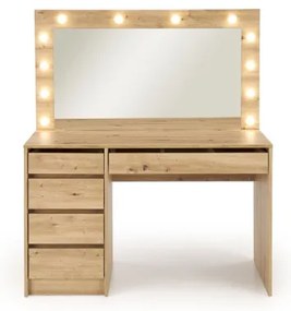 AMORIO sminkasztal artisan tölgy